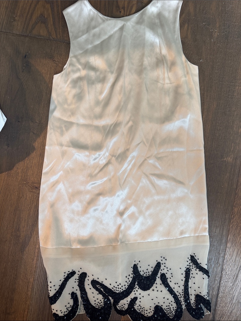 Balenciaga Paris satin embellished dress
